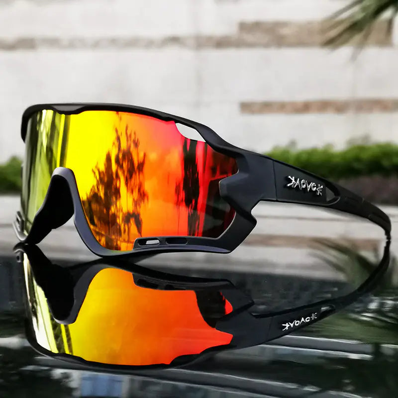 Gafas de Ciclismo KAPVOE con Lentes Polarizadas para Exteriores