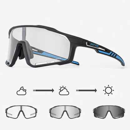 Gafas de Ciclismo fotocromaticas KAPVOE Protección UV 100%