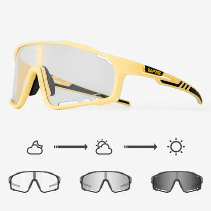 Gafas de Ciclismo fotocromaticas KAPVOE Protección UV 100%