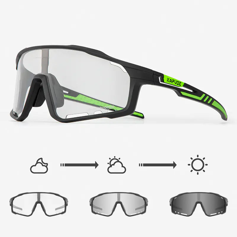 Gafas de Ciclismo fotocromaticas KAPVOE Protección UV 100%