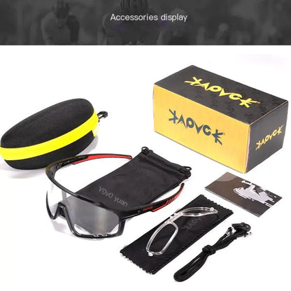 Gafas de Ciclismo fotocromaticas KAPVOE Protección UV 100%