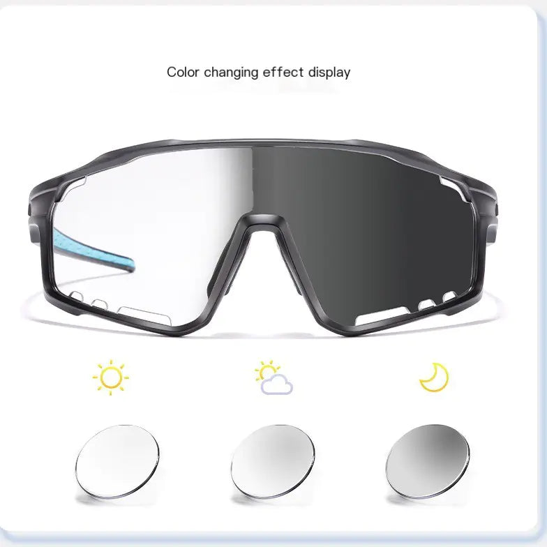 Gafas de Ciclismo fotocromaticas KAPVOE Protección UV 100%