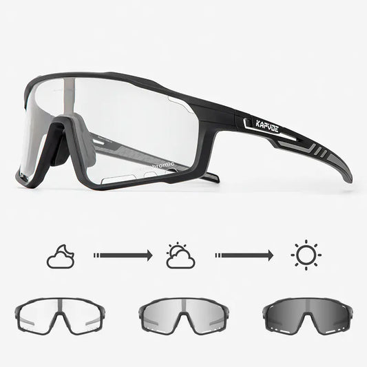 Gafas de Ciclismo fotocromaticas KAPVOE Protección UV 100%