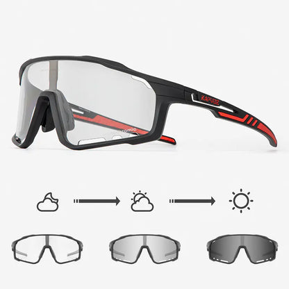 Gafas de Ciclismo fotocromaticas KAPVOE Protección UV 100%